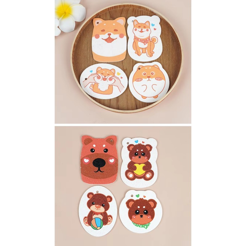 만화 천연 나무 펄프 면화 청소 천